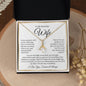 “To My Beautiful Wife - A Journey of Love Message Card” Alluring Beauty Necklace