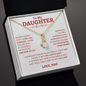To My Daughter W&R From Dad : Alluring Beauty Necklace