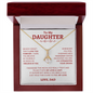 To My Daughter W&R From Dad : Alluring Beauty Necklace