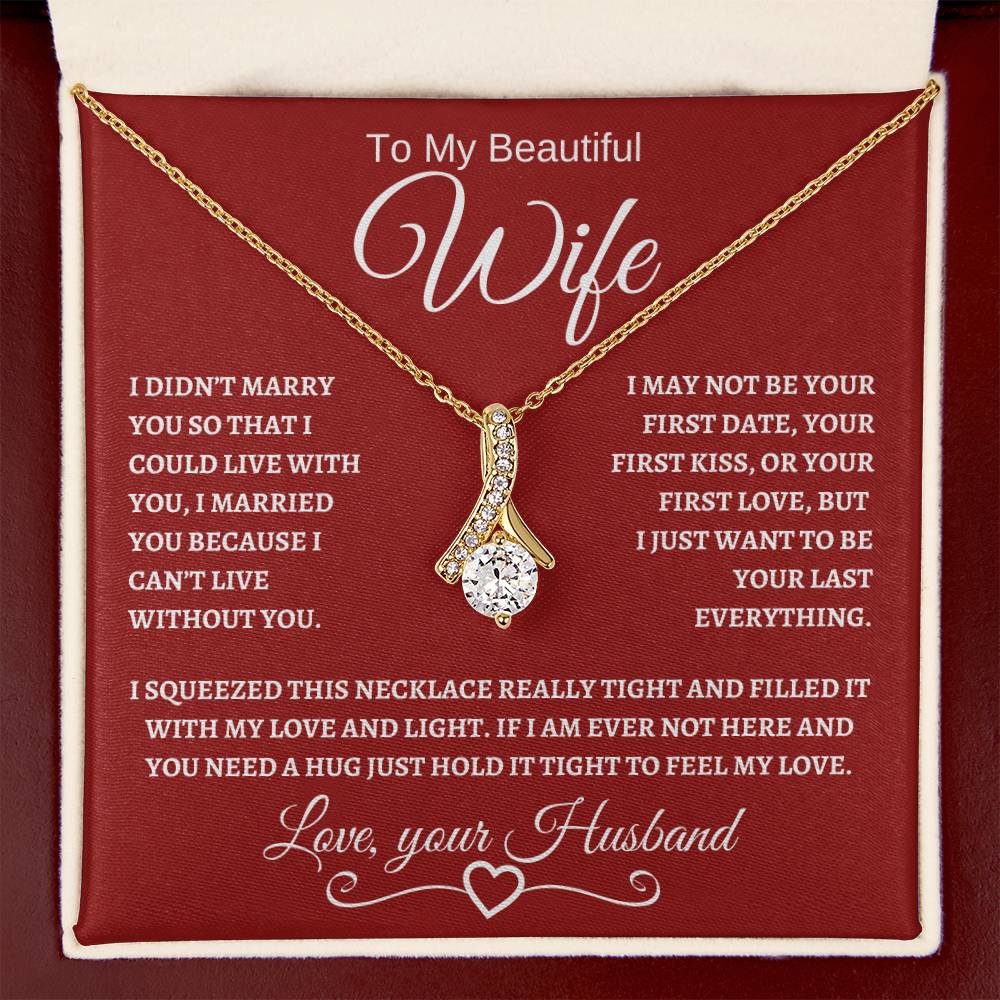 To My Wife : Alluring Beauty Necklace