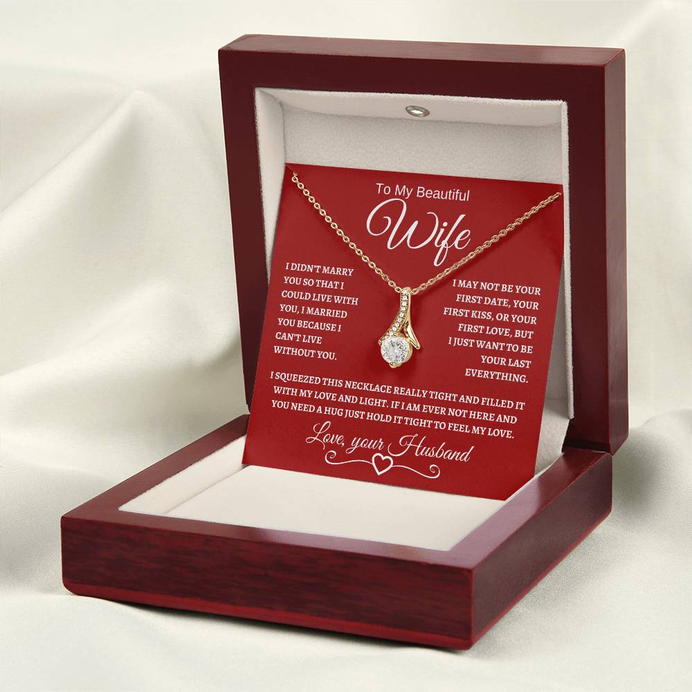 To My Wife : Alluring Beauty Necklace