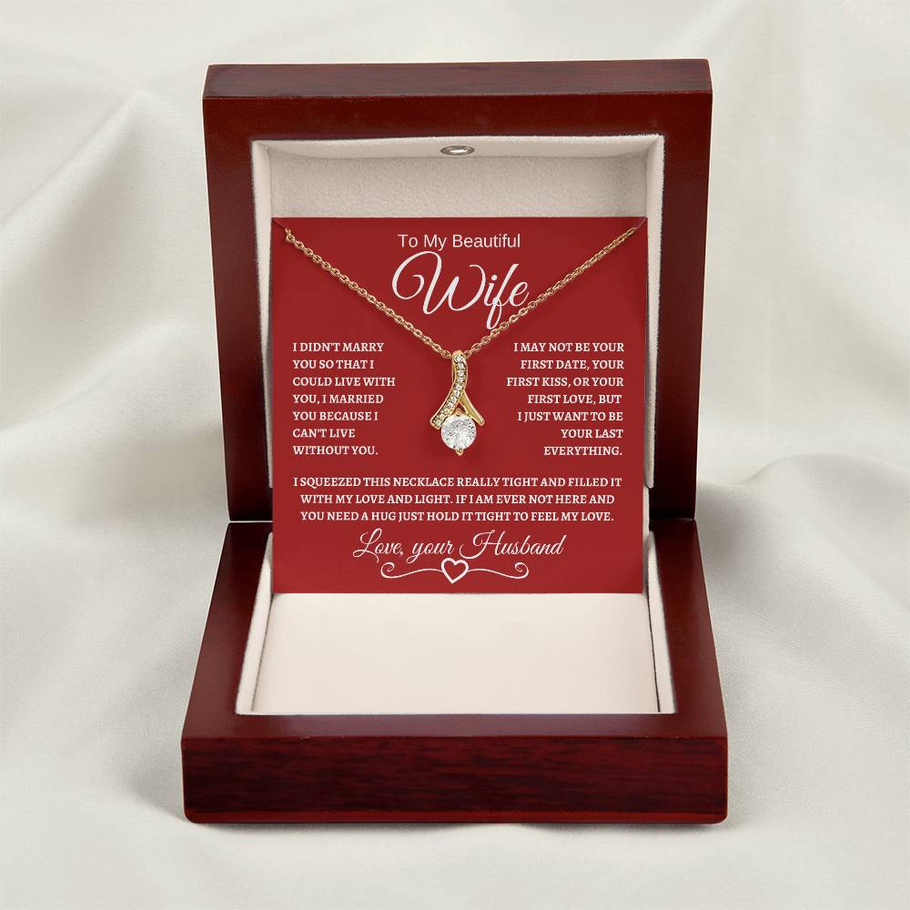 To My Wife : Alluring Beauty Necklace