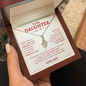 To My Daughter W&R From Dad : Alluring Beauty Necklace