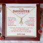 To My Daughter W&R From Dad : Alluring Beauty Necklace