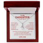 To My Daughter W&R From Dad : Alluring Beauty Necklace