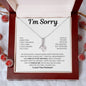I'm Sorry Forgive Me | Alluring Beauty Necklace