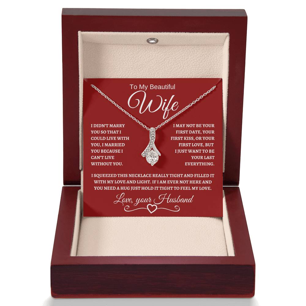 To My Wife : Alluring Beauty Necklace