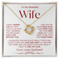 To My Beautiful Wife : W&R