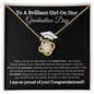 To My Daughter | Graduation Day | Love Knot Necklace | BW