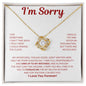 Im Sorry : WR #2 : Love Knot Necklace