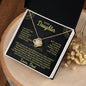 To My Daughter | Biggest Fan | Love Knot Necklace