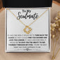 To My Soulmate | Back The Clock | Love Knot Necklace