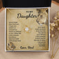 Daughter - Never Forget - Love Knot Necklace