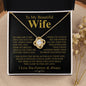 To My Beautiful Wife | My Dreams | Love Knot Necklace