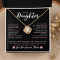 To My Daughter Love, Mom | Love Knot Necklace v3