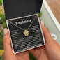To My Soulmate | Deeply In Love | Love Knot Necklace