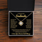 To My Soulmate | Time Ceases to Exist | Love Knot Necklace - BG