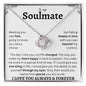 To My Soulmate | Fate | Love Knot Necklace
