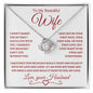 To My Beautiful Wife : W&R : Heart String
