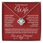 To My Wife : RW : Love Knot Necklace
