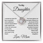 To My Daughter | Love Knot Necklace
