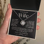To My Beautiful Wife | Love Knot Necklace-BW1
