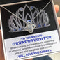 My Badass Granddaughter | Crowned | Love Knot Necklace