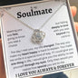 To My Soulmate | Fate | Love Knot Necklace