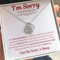 Im Sorry For Hurting You: WR : Love Knot Necklace