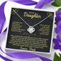 To My Daughter | Biggest Fan | Love Knot Necklace