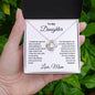 To My Daughter | Love Knot Necklace