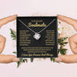 To My Soulmate | Time Ceases to Exist | Love Knot Necklace - BG