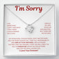 Im Sorry : WR #2 : Love Knot Necklace