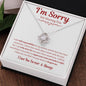 Im Sorry For Hurting You: WR : Love Knot Necklace