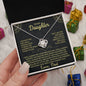 To My Daughter | Biggest Fan | Love Knot Necklace