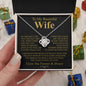 To My Beautiful Wife | My Dreams | Love Knot Necklace