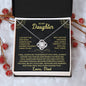 To My Daughter | Biggest Fan | Love Knot Necklace