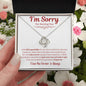 Im Sorry For Hurting You: WR : Love Knot Necklace