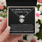 To My Daughter | Graduation Day | Love Knot Necklace | BW