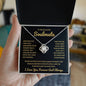 To My Soulmate | Time Ceases to Exist | Love Knot Necklace - BG