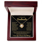 To My Soulmate | Time Ceases to Exist | Love Knot Necklace - BG