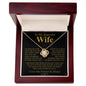 To My Beautiful Wife | My Dreams | Love Knot Necklace