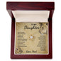Daughter - Never Forget - Love Knot Necklace