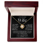 To My Beautiful Wife | Love Knot Necklace-BW1