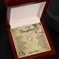 Daughter - Never Forget - Love Knot Necklace