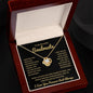 To My Soulmate | Time Ceases to Exist | Love Knot Necklace - BG