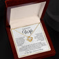 To My Beautiful Wife : WBGold : Love Knot Necklace