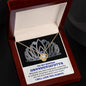 My Badass Granddaughter | Crowned | Love Knot Necklace