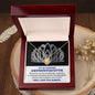 My Badass Granddaughter | Crowned | Love Knot Necklace