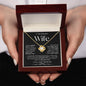 To My Beautiful Wife | Love Knot Necklace-BW1